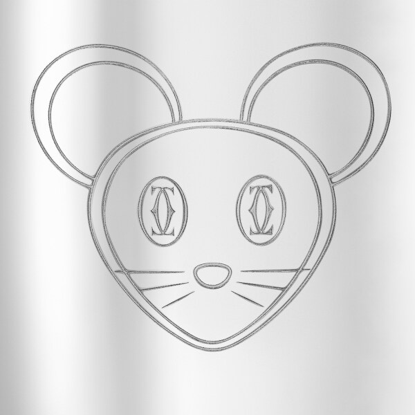 Cartier Baby mouse tumbler Silver
