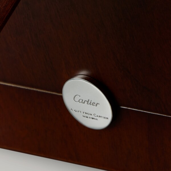 Marco de fotos Entrelacés de Cartier Acero inoxidable, madera barnizada