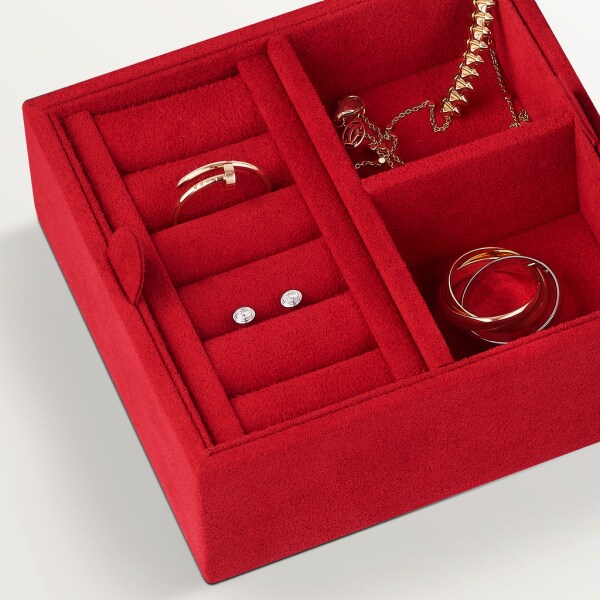 Entrelacés de Cartier jewellery box, medium model Lacquered wood