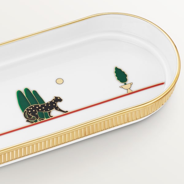 Panthère de Cartier trinket tray Porcelain