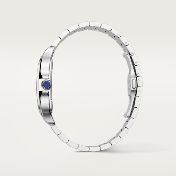 Reloj Santos de Cartier Tamaño grande, movimiento mecánico de cuerda manual, acero