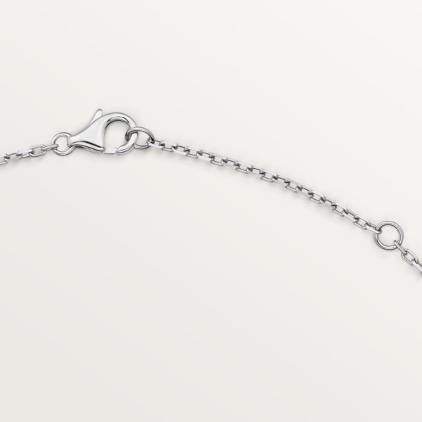 Love necklace, paved White gold, diamonds