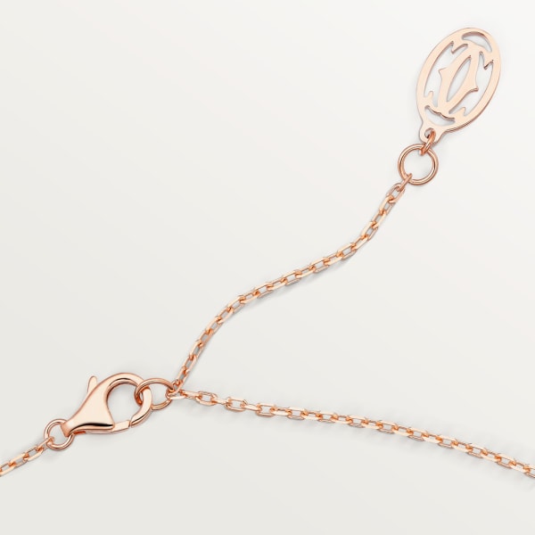 Cartier d'Amour necklace Rose gold, pink sapphire