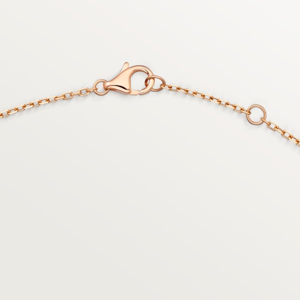 Juste un Clou necklace, paved  Rose gold, diamonds