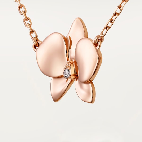 Caresse d'Orchidées par Cartier Collier Roségold, Diamant