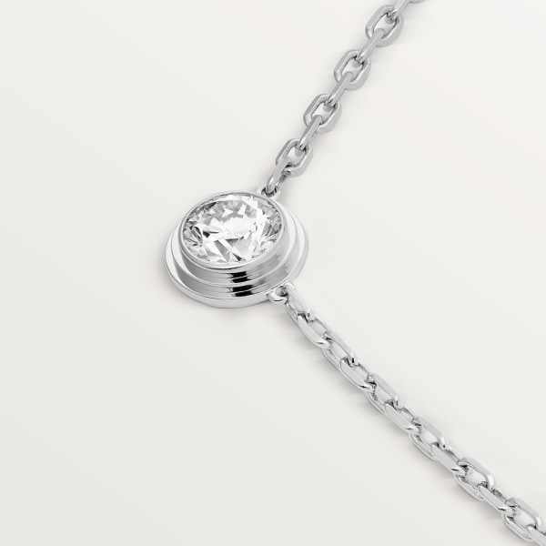 Cartier d'Amour Collier, großes Modell Weißgold, Diamant