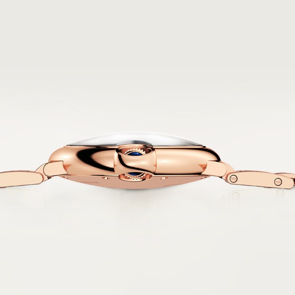 Ballon Bleu de Cartier watch 36 mm, mechanical movement with automatic winding, rose gold