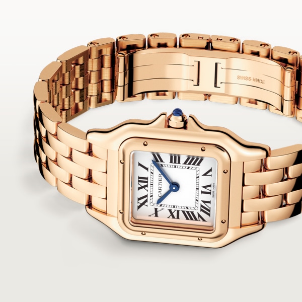 Panthère de Cartier watch Medium model, quartz movement, rose gold