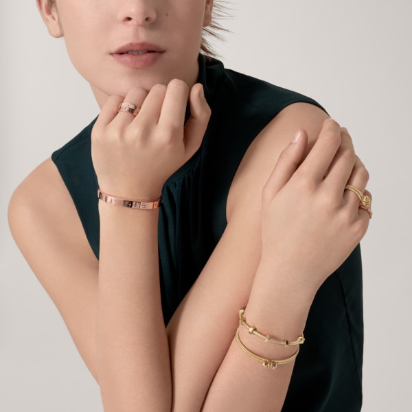 Cartier Unworn 18kt Rose Gold Écrou De Cartier Bracelet - Farfetch