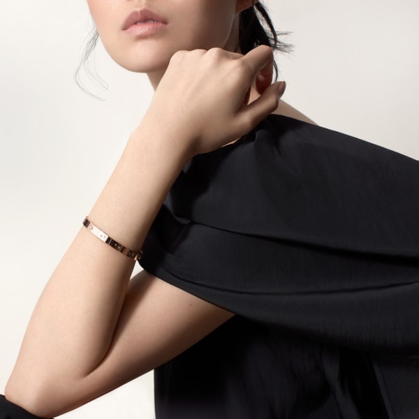 Love bracelet, classic model, single-screw closure Rose gold