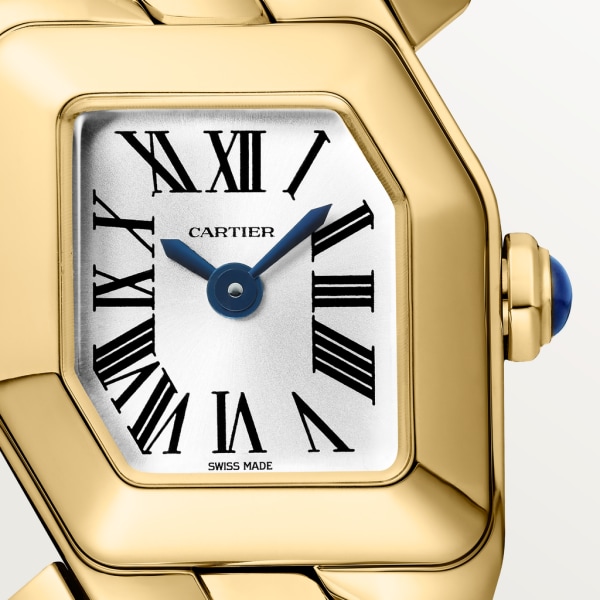 Reloj Maillon de Cartier Tamaño pequeño, movimiento de cuarzo, oro amarillo
