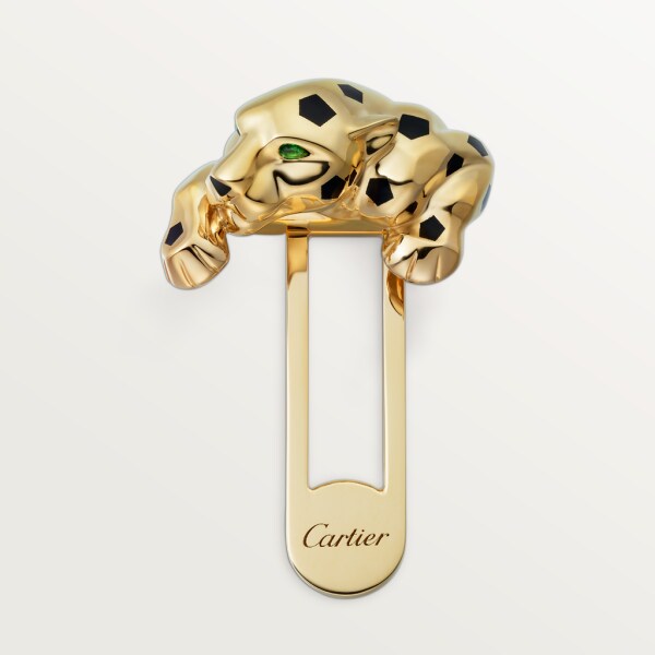 Panthère de Cartier Pocket Jewel Gelbgold, schwarzer Lack