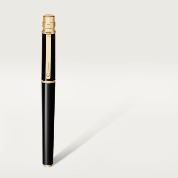 Bolígrafo roller Santos de Cartier Tamaño grande, composite, acabado dorado