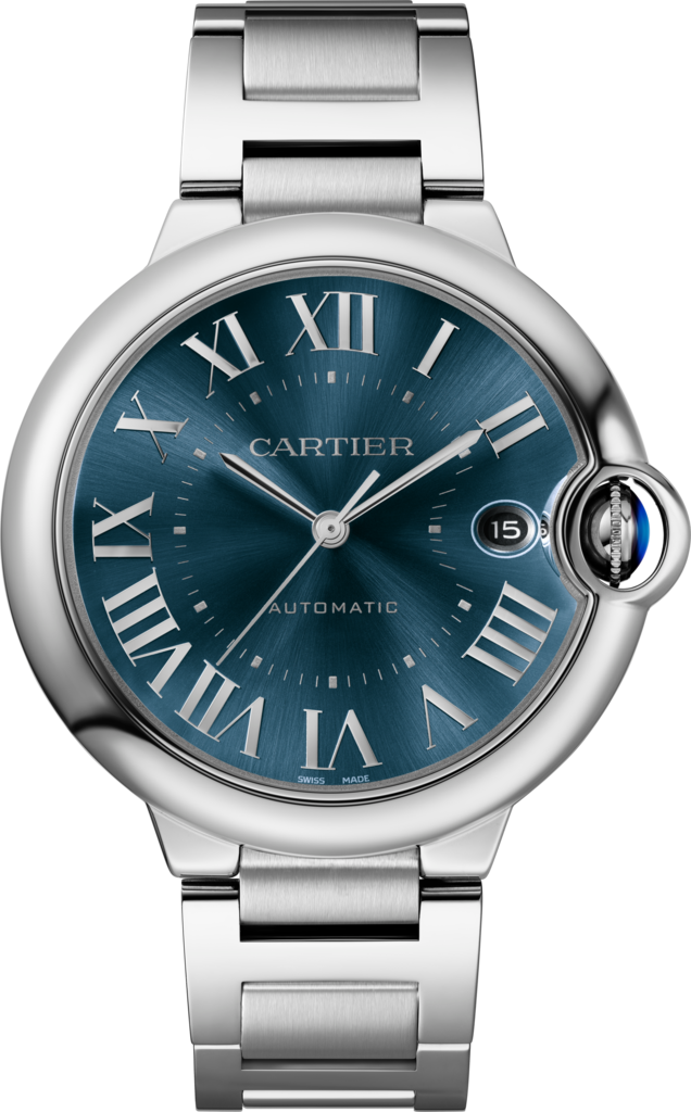 Reloj Ballon Bleu de Cartier40 mm, movimiento automático, acero