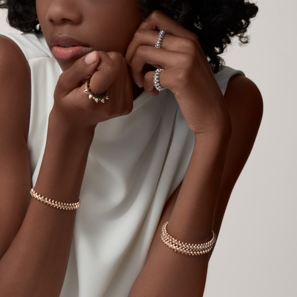 Clash de Cartier bracelet, flexible Medium Model Rose gold