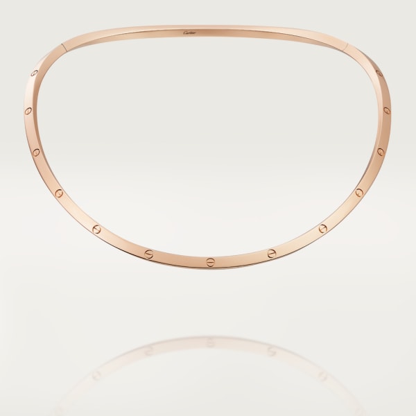 Love necklace Rose gold