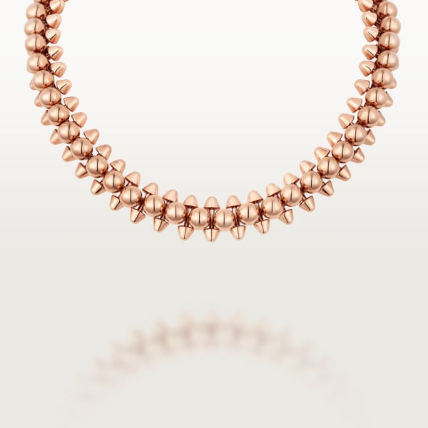 Clash de Cartier necklace, XL model Rose gold