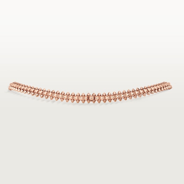 Clash de Cartier necklace, flexible medium model Rose gold