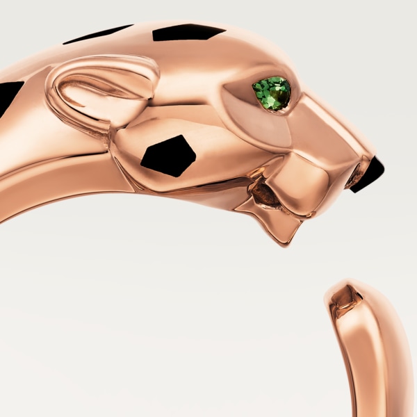 Panthère de Cartier Ring Roségold, Tsavorite, Onyx