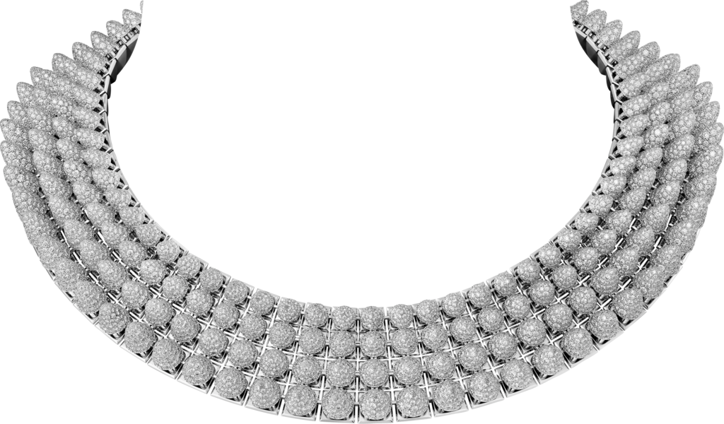 Collar Clash [Un]limitedOro blanco, ónix, diamantes