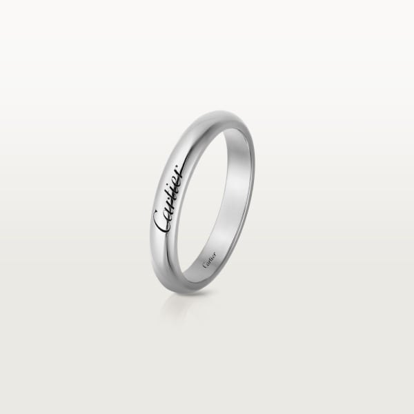 C de Cartier wedding ring Platinum