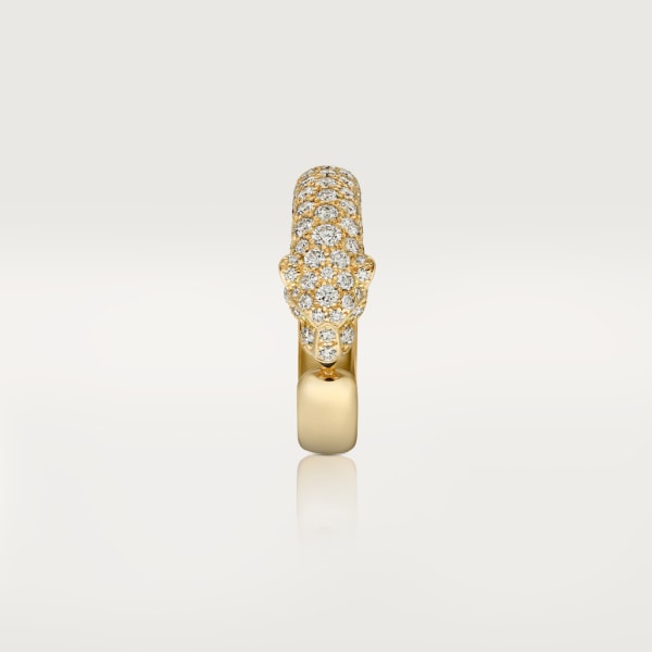 Panthère de Cartier ring Yellow gold, emeralds, onyx, diamonds