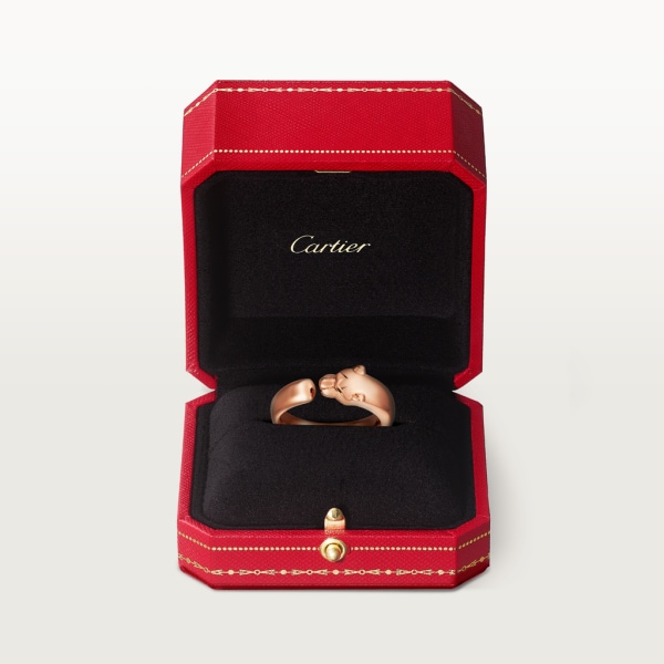 Anillo Panthère de Cartier Oro rosa, granates tsavoritas, ónix