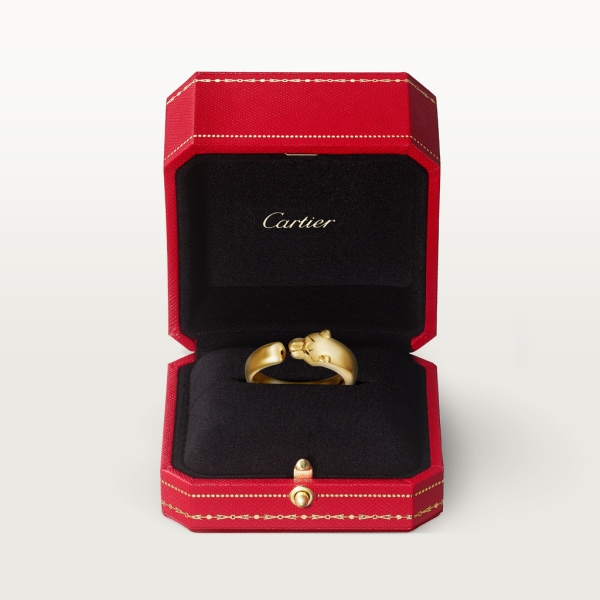 Anillo Panthère de Cartier Oro amarillo, granates tsavoritas, ónix