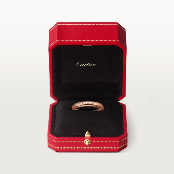 Alianza C de Cartier Oro rosa, diamante