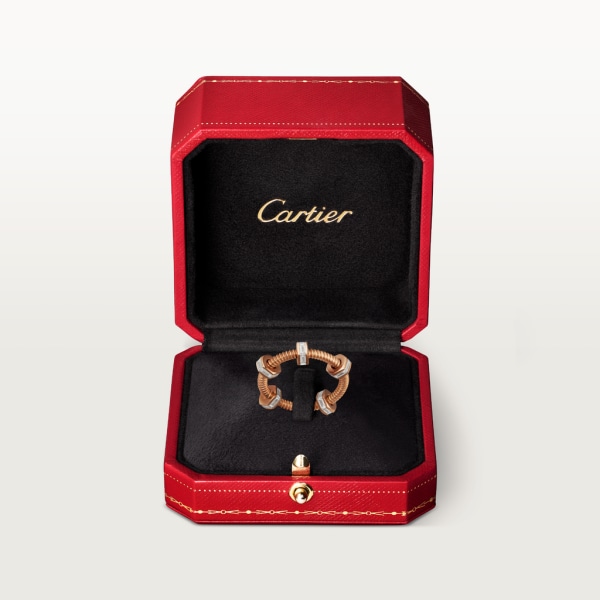 Ecrou de Cartier Ring Roségold, Diamanten