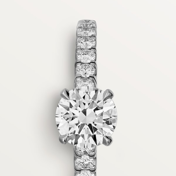 Solitaire 1895 Platine, diamants