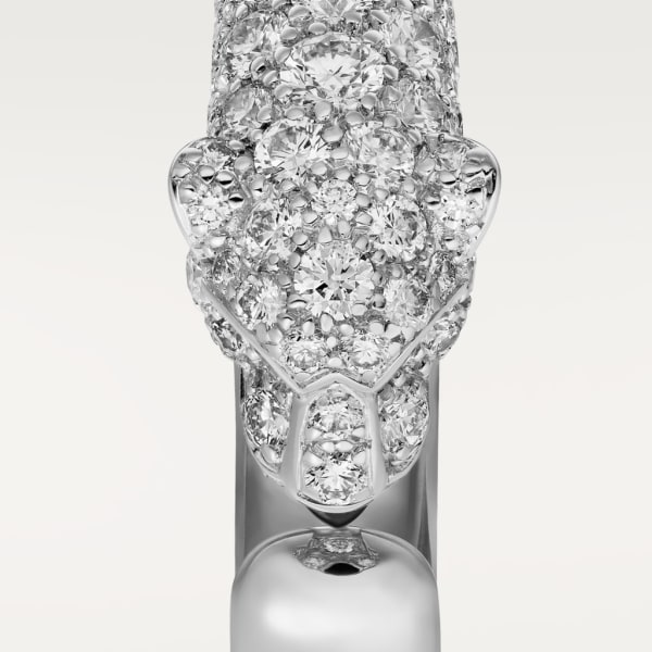 Anillo Panthère de Cartier Oro blanco, esmeraldas, ónix, diamantes