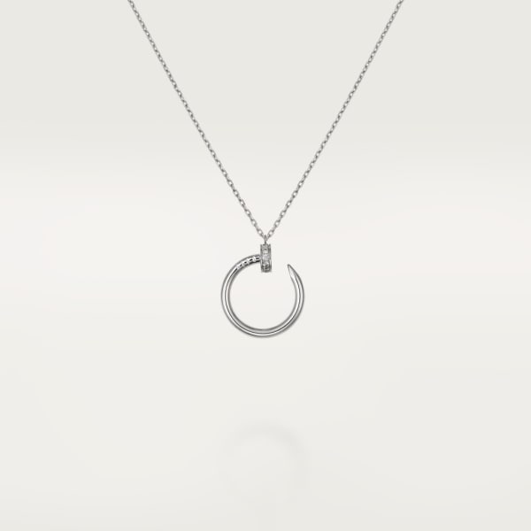 Juste un Clou necklace, diamonds White gold, diamonds