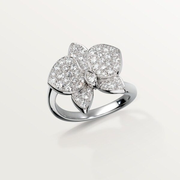 Caresse d’Orchidées par Cartier ring White gold, diamonds
