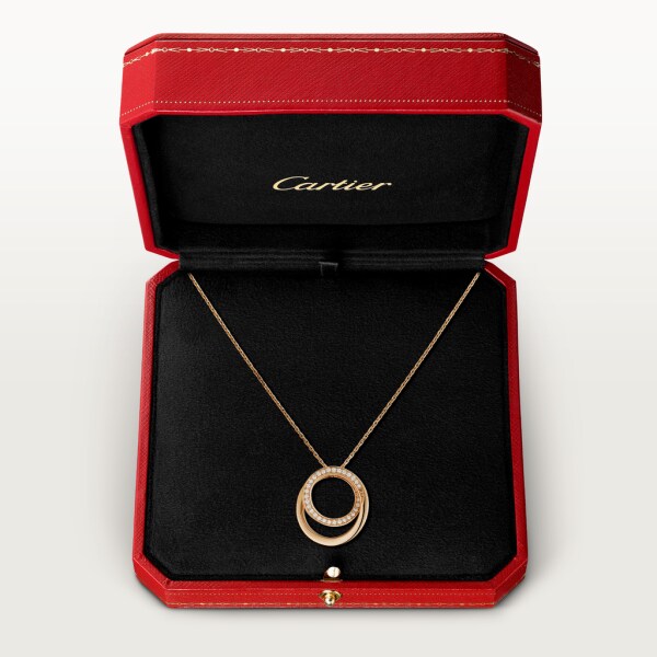 Etincelle de Cartier necklace Rose gold, diamonds