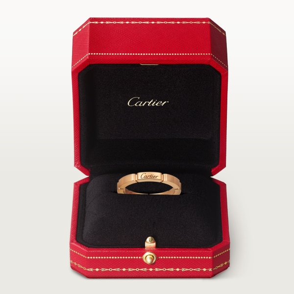 Maillon Panthère wedding ring Rose gold