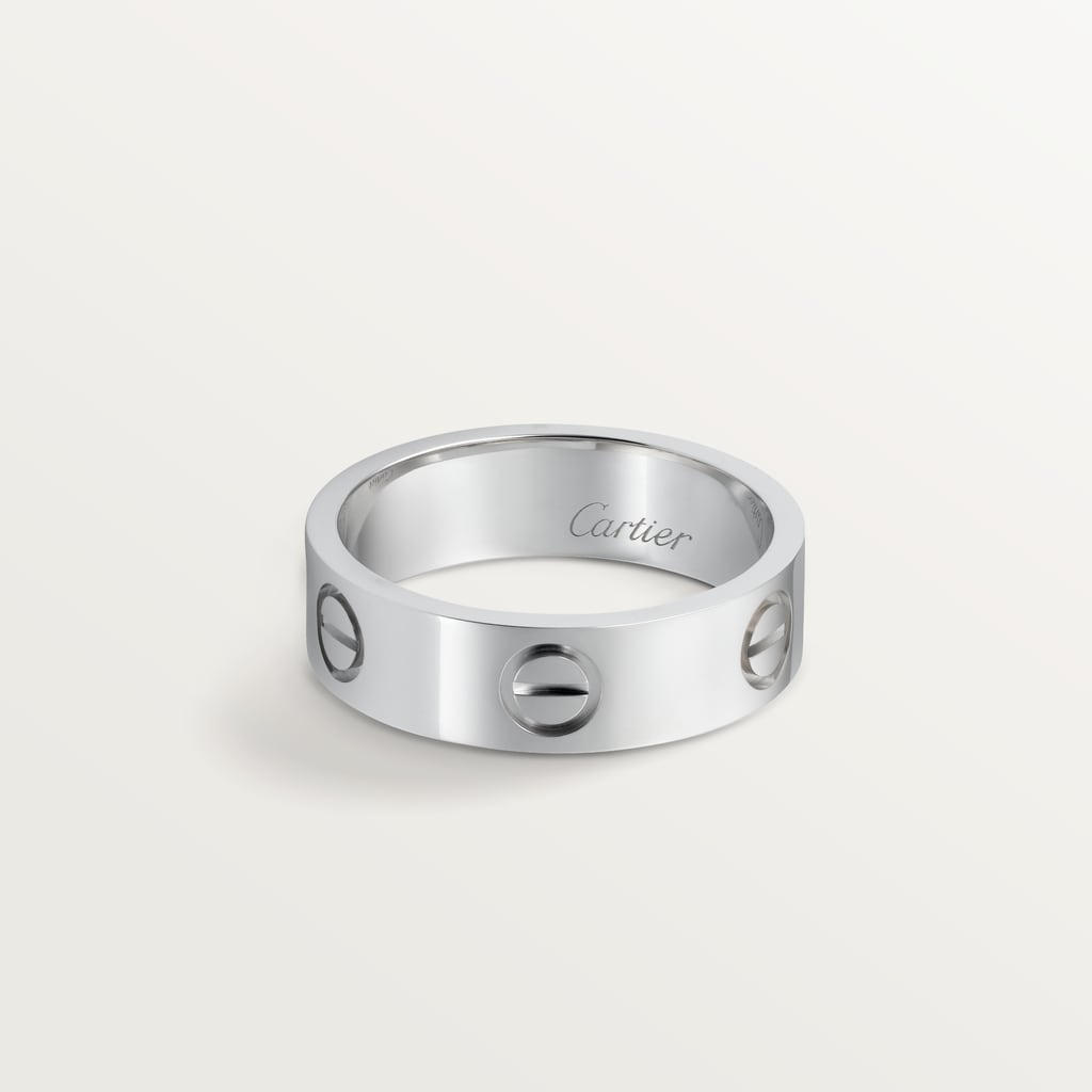 Love ring, classic model Platinum