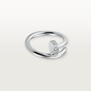 Bague Juste un Clou, modèle classique, diamants