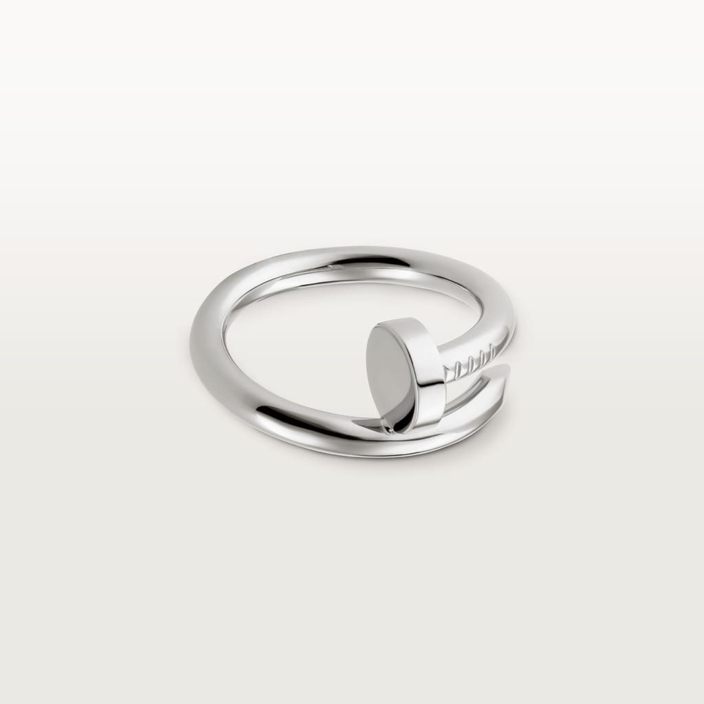 Juste un Clou ring, classic modelWhite gold