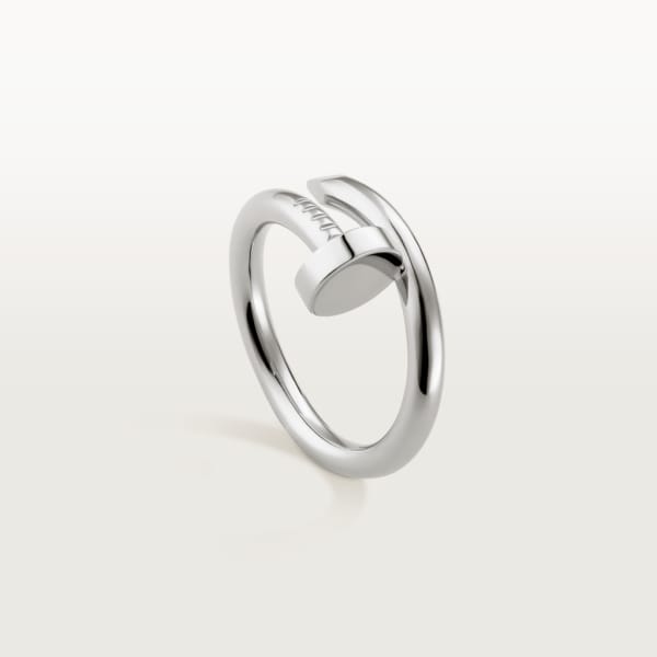 Juste un Clou ring, classic model White gold