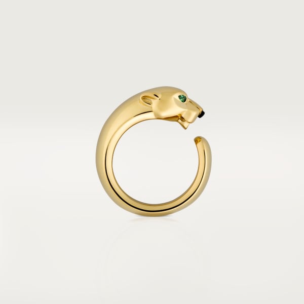 Panthère de Cartier Ring Gelbgold, Onyx, Tsavorit