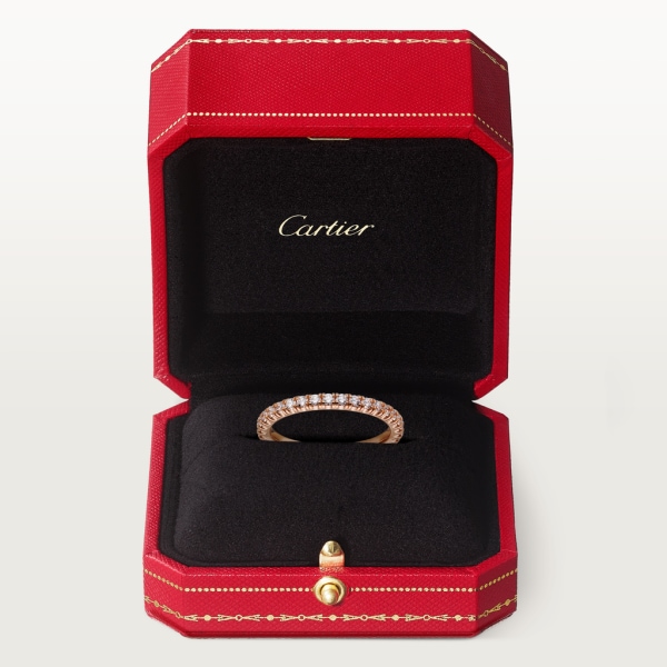 Alianza Étincelle de Cartier Oro rosa, diamantes
