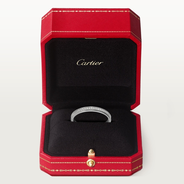 Alianza Cartier d'Amour Platino, diamantes