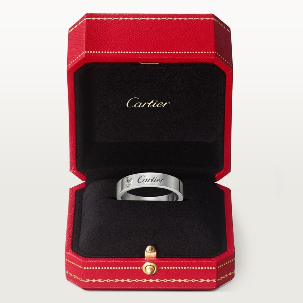 Alianza C de Cartier Platino, diamante