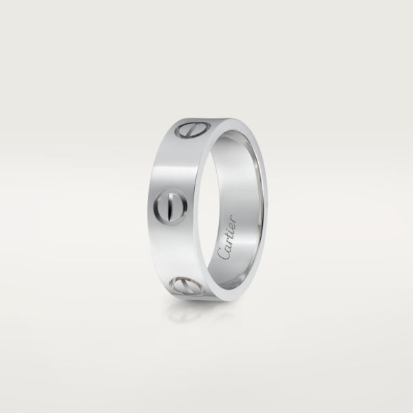 Love ring, classic model  Platinum