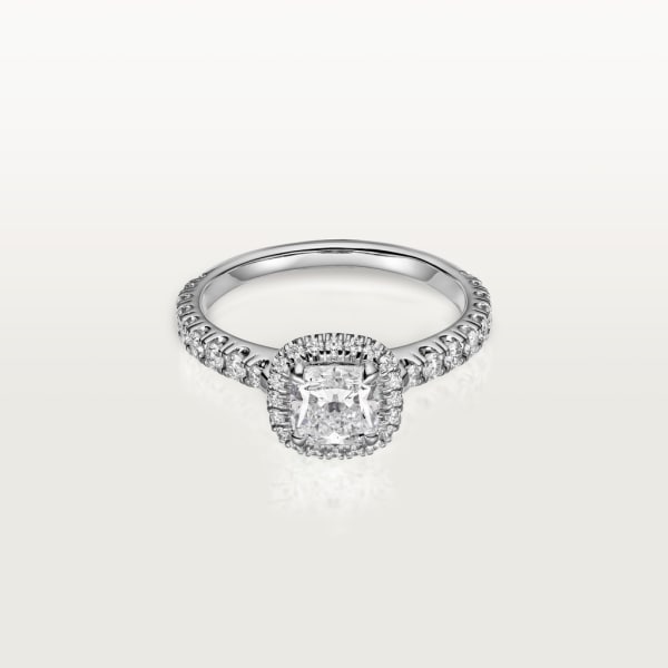 Cartier VS1 0.65ct Round Solitaire Diamond Engagement Ring 950 Platinu –  Jewelryauthority