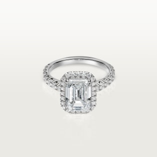 Cartier cushion 2025 cut engagement rings