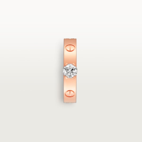 Love Solitär Roségold, Diamant