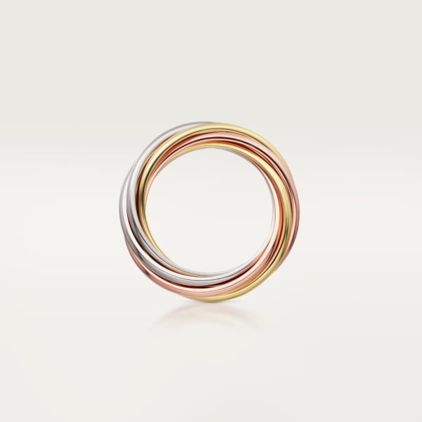 Trinity ring White gold, yellow gold, rose gold