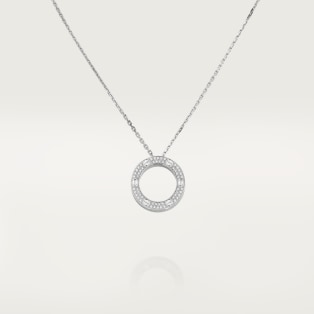 <span class='lovefont'>A </span> necklace, paved White gold, diamonds